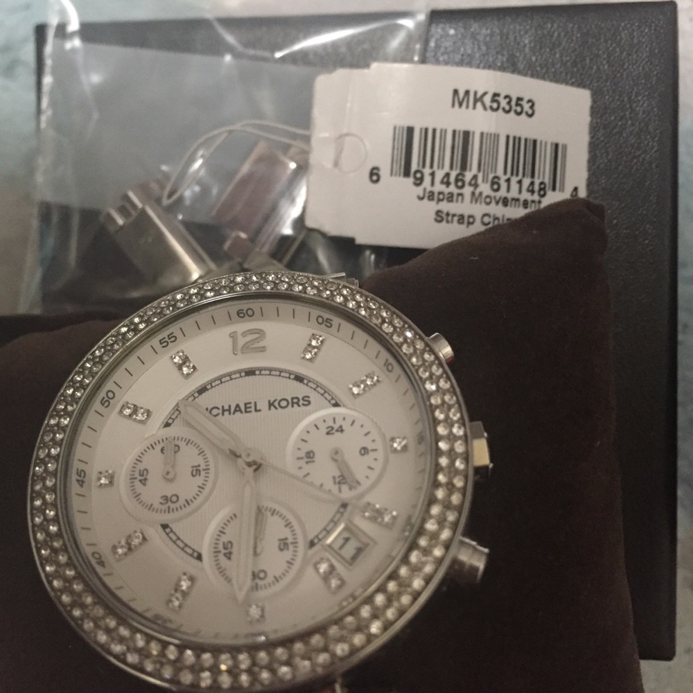 Micheal Kors Parker Silver Tone Watch